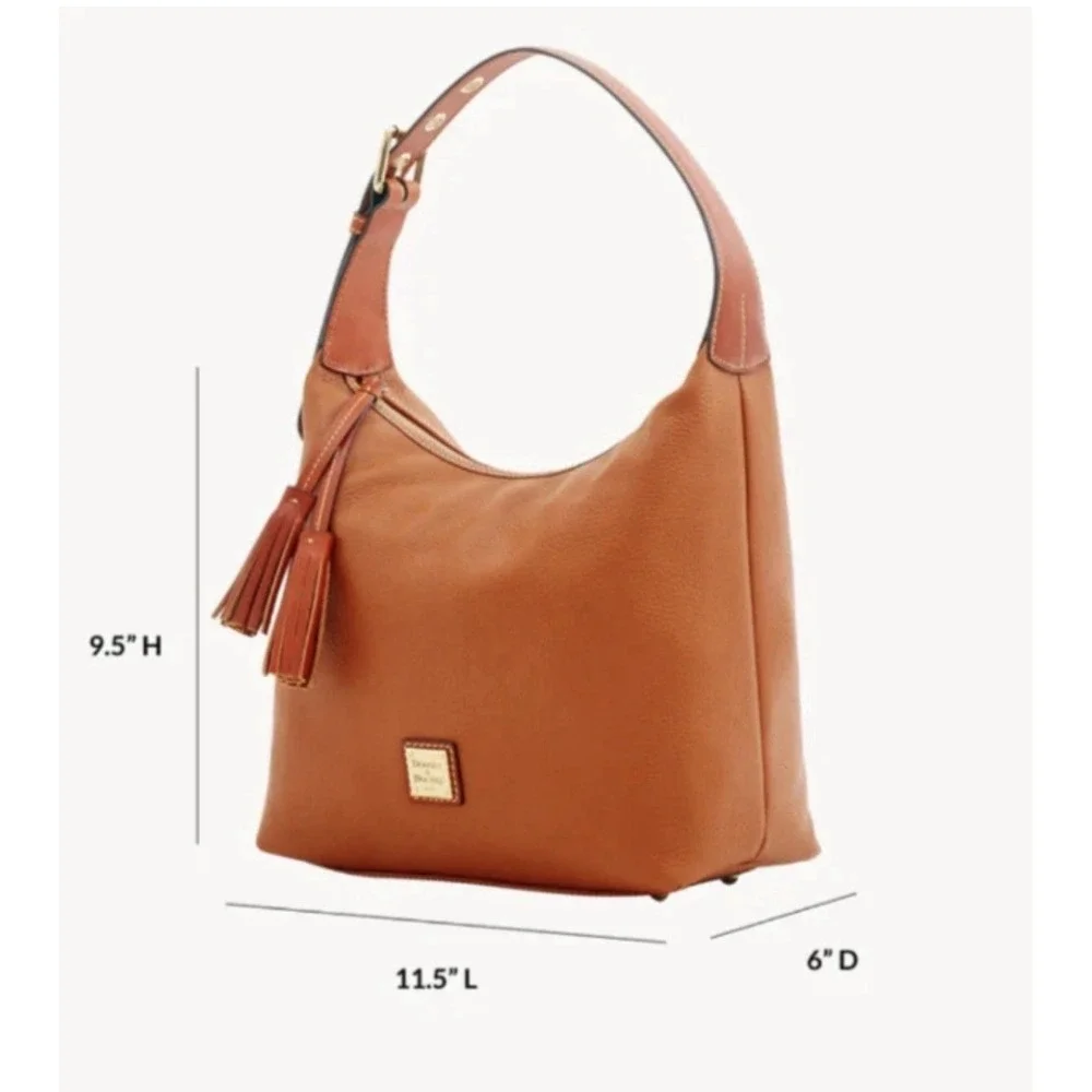 Dooney & Bourke Pebble Grain Paige Sac Shoulder Bag Wine Bordeaux‎ NWOT